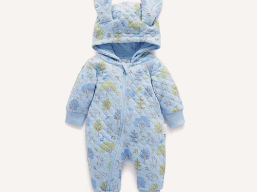 Bunny Quilted Growsuit