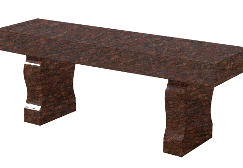 Straight Seat & Harp Leg Bench 4-0x1-2x0-4 AP Catseye Brown (2) Harp Legs 1-0x0-4x1-2