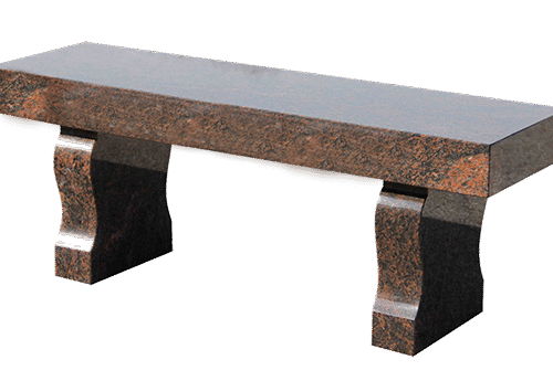 Straight Seat & Harp Leg Bench 4-0x1-2x0-4 AP Rustic Brown (2) Harp Legs 1-0x0-4x1-2