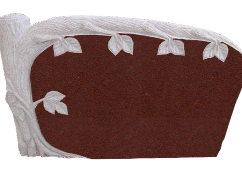 Broken Tree 3-6x0-8x2-4 Polish 2 with carving India Red