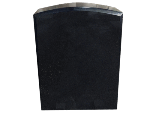 OVAL top w/chamfers 2-2x0-6x3-0 P5  JetBlack